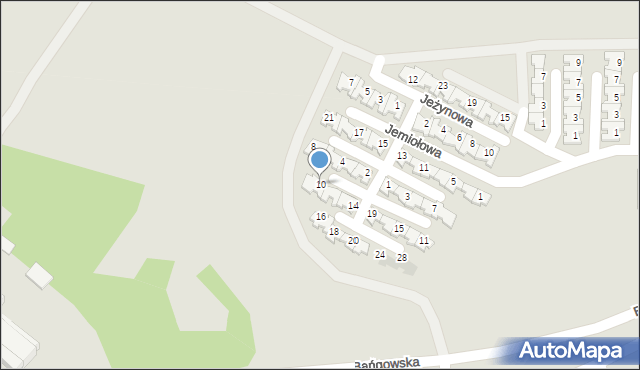 Siemianowice Śląskie, Jaskrowa, 10, mapa Siemianowice Śląskie