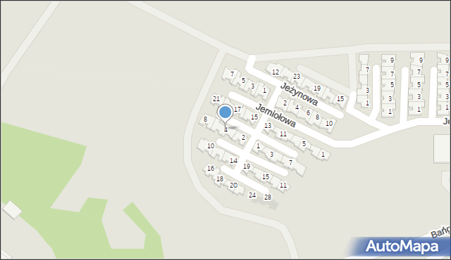 Siemianowice Śląskie, Jaskrowa, 4, mapa Siemianowice Śląskie