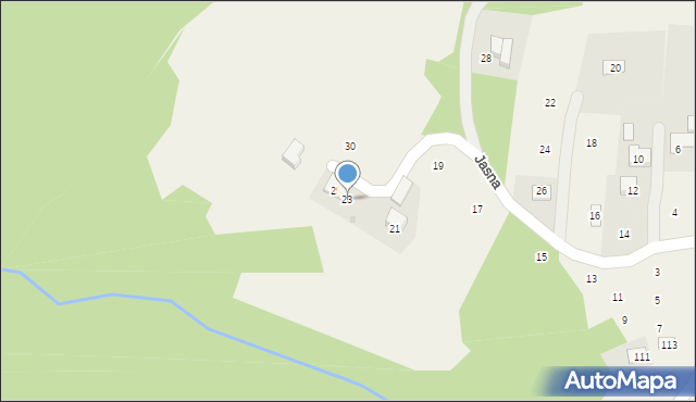 Siepraw, Jasna, 23, mapa Siepraw