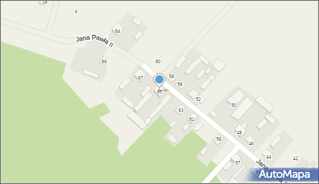 Sitki, Jana Pawła II, 65, mapa Sitki