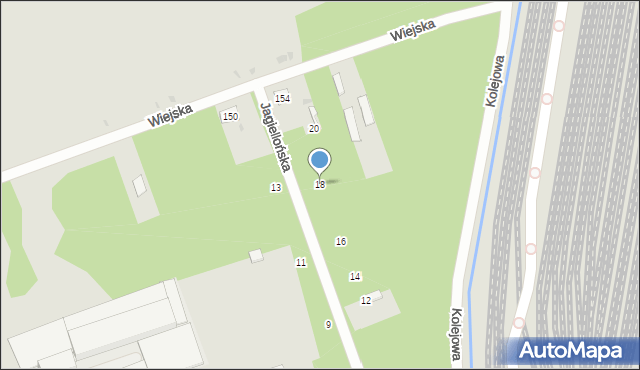 Skarżysko-Kamienna, Jagiellońska, 18, mapa Skarżysko-Kamienna