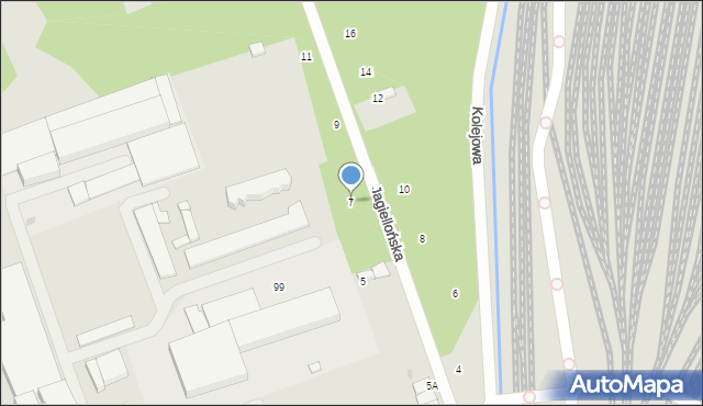 Skarżysko-Kamienna, Jagiellońska, 7, mapa Skarżysko-Kamienna