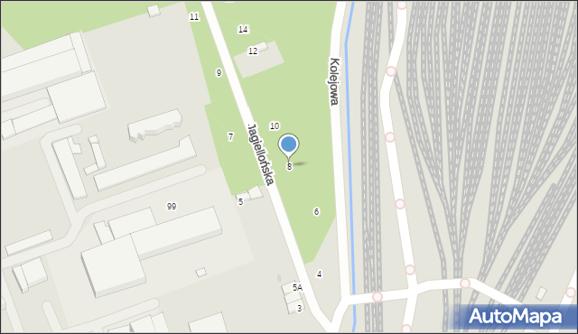 Skarżysko-Kamienna, Jagiellońska, 8, mapa Skarżysko-Kamienna