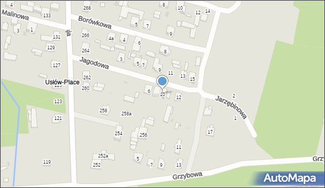 Skarżysko-Kamienna, Jagodowa, 10, mapa Skarżysko-Kamienna