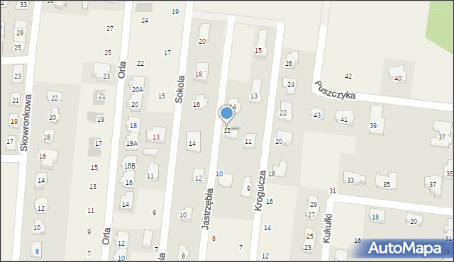 Skierdy, Jastrzębia, 12, mapa Skierdy