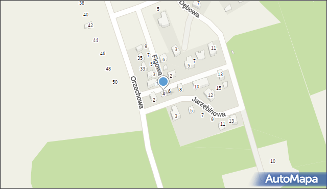 Skorochów, Jarzębinowa, 4, mapa Skorochów