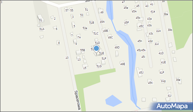 Skrzeszew, Janiny, 53C, mapa Skrzeszew