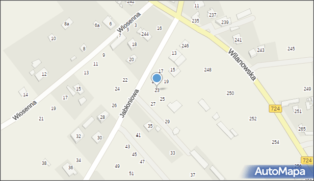 Słomczyn, Jabłoniowa, 23, mapa Słomczyn