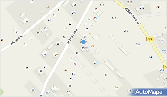 Słomczyn, Jabłoniowa, 35, mapa Słomczyn