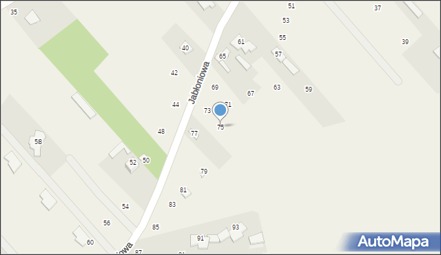 Słomczyn, Jabłoniowa, 75, mapa Słomczyn