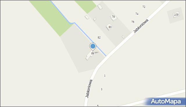 Słomczyn, Jabłoniowa, 84, mapa Słomczyn