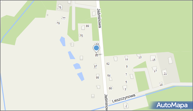 Ślubów, Jaśminowa, 95, mapa Ślubów
