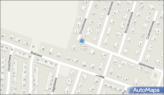 Smolec, Jabłoniowa, 19, mapa Smolec