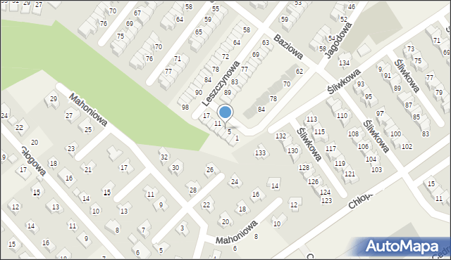 Smolec, Jagodowa, 7, mapa Smolec