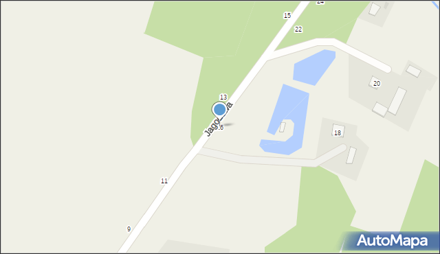 Smyków, Jagodowa, 16, mapa Smyków