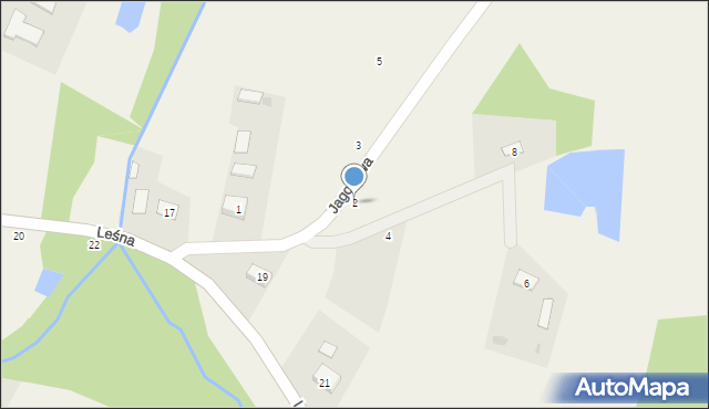 Smyków, Jagodowa, 2, mapa Smyków