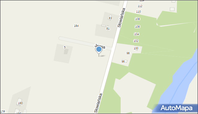 Śniadówko, Jasna, 1, mapa Śniadówko