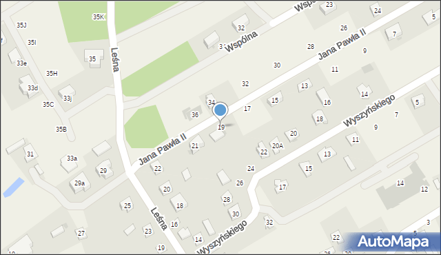 Sobolew, Jana Pawła II, 19, mapa Sobolew