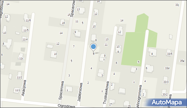 Sobolewo, Jabłoniowa, 6, mapa Sobolewo