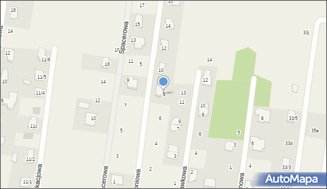 Sobolewo, Jabłoniowa, 8, mapa Sobolewo