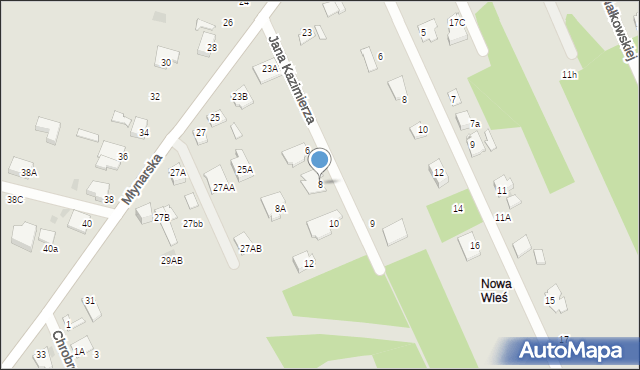 Sochaczew, Jana Kazimierza, 8, mapa Sochaczew