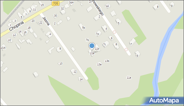 Sochaczew, Jasna, 11a, mapa Sochaczew