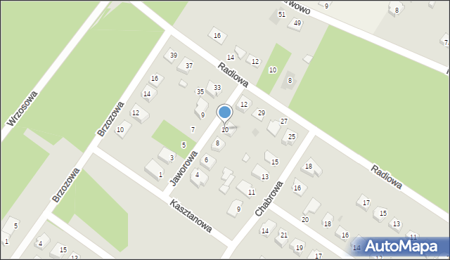 Sochaczew, Jaworowa, 10, mapa Sochaczew