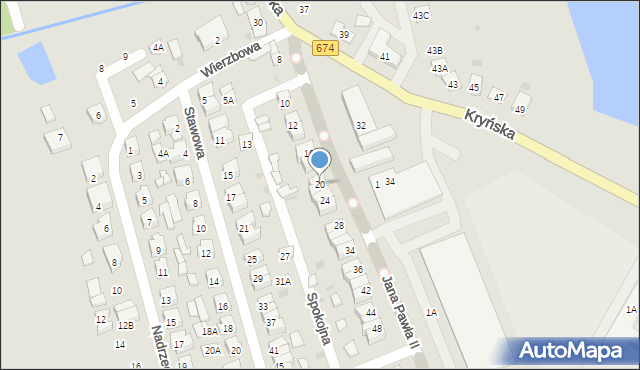 Sokółka, Jana Pawła II, 20, mapa Sokółka