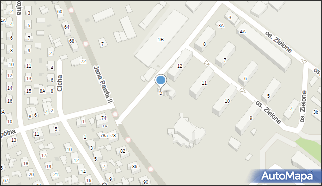 Sokółka, Jana Pawła II, 5, mapa Sokółka