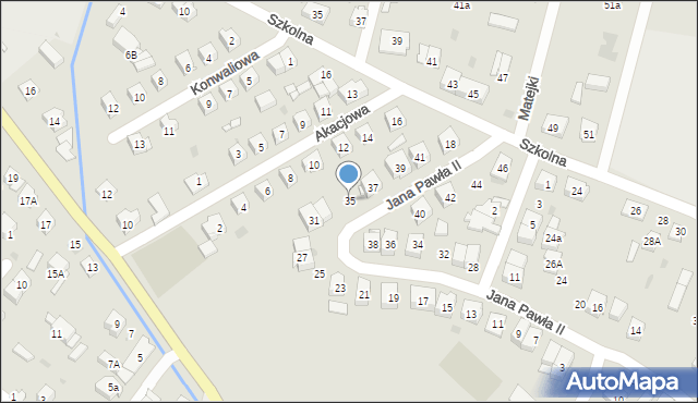 Sokołów Podlaski, Jana Pawła II, 35, mapa Sokołów Podlaski