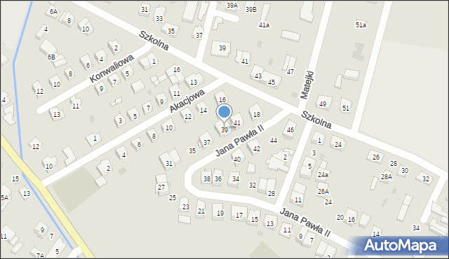 Sokołów Podlaski, Jana Pawła II, 39, mapa Sokołów Podlaski