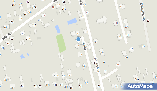 Sokołów Podlaski, Jasna, 7, mapa Sokołów Podlaski