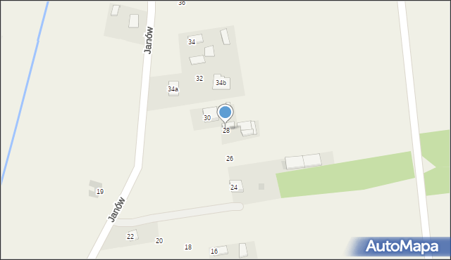 Solec-Zdrój, Janów, 28, mapa Solec-Zdrój