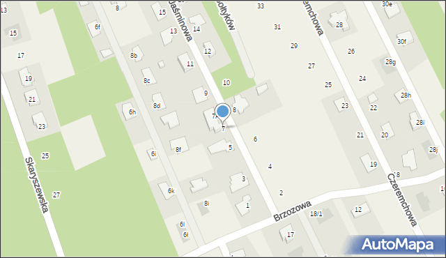 Sołtyków, Jaśminowa, 7, mapa Sołtyków