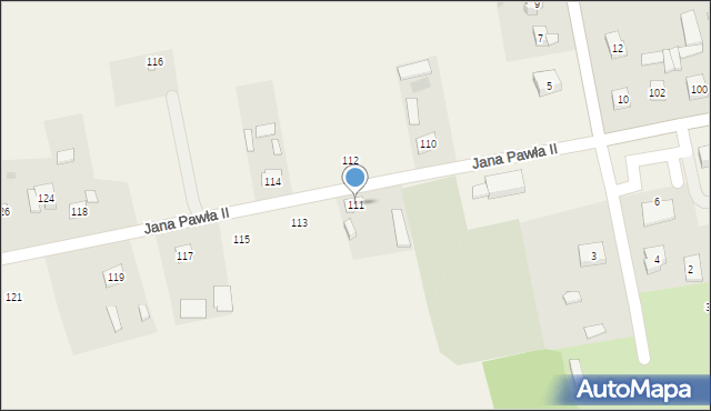 Somianka, Jana Pawła II, 111, mapa Somianka