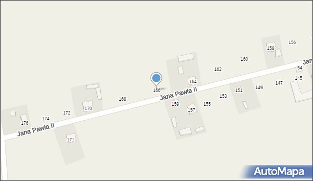 Somianka, Jana Pawła II, 166, mapa Somianka