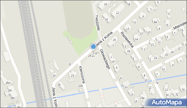 Sopot, Jana z Kolna, 19a, mapa Sopotu