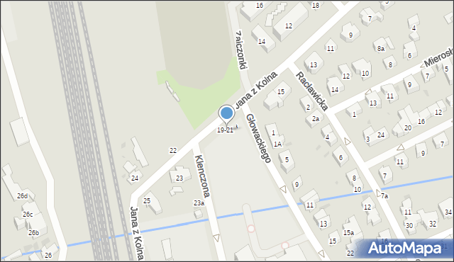 Sopot, Jana z Kolna, 19b, mapa Sopotu