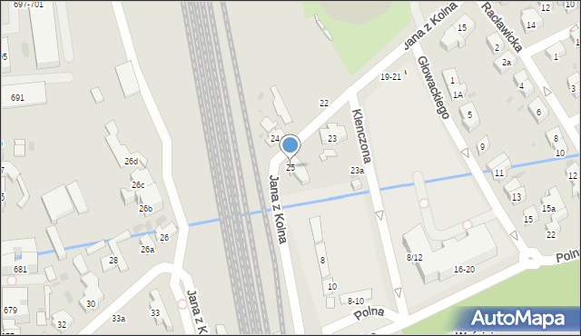 Sopot, Jana z Kolna, 25, mapa Sopotu