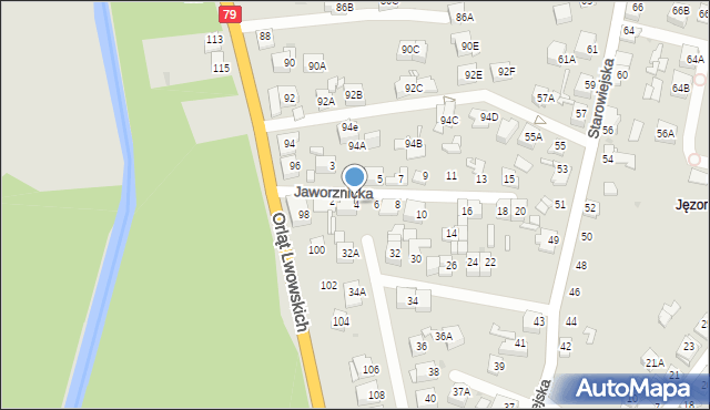 Sosnowiec, Jaworznicka, 4, mapa Sosnowca