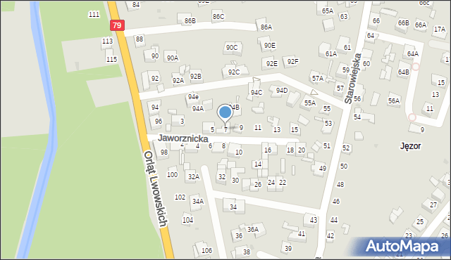 Sosnowiec, Jaworznicka, 7, mapa Sosnowca