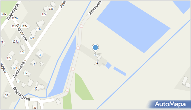 Spalice, Jaworowa, 3, mapa Spalice