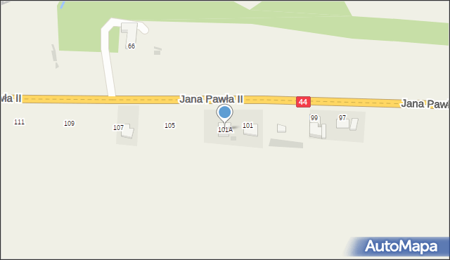 Spytkowice, Jana Pawła II, 101A, mapa Spytkowice
