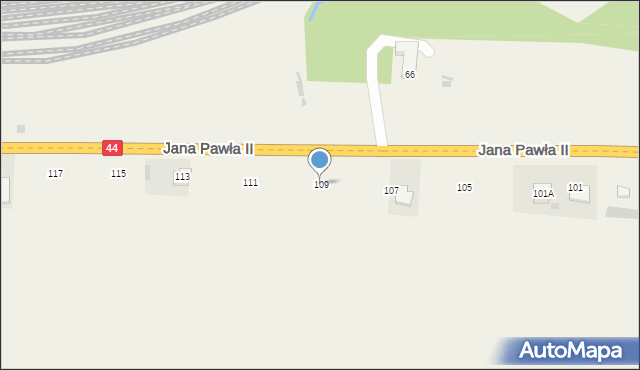 Spytkowice, Jana Pawła II, 109, mapa Spytkowice