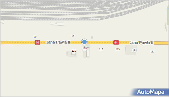 Spytkowice, Jana Pawła II, 119, mapa Spytkowice