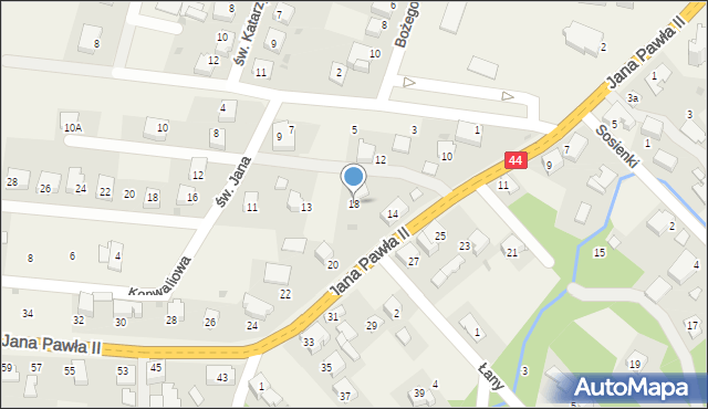 Spytkowice, Jana Pawła II, 18, mapa Spytkowice