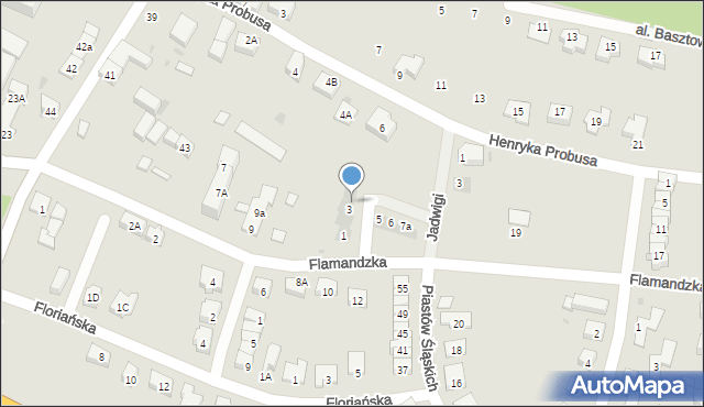 Środa Śląska, Jagiellońska, 3a, mapa Środa Śląska