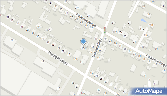 Środa Wielkopolska, Jackowskiego Maksymiliana, 15a, mapa Środa Wielkopolska