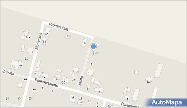 Środa Wielkopolska, Jasna, 8, mapa Środa Wielkopolska