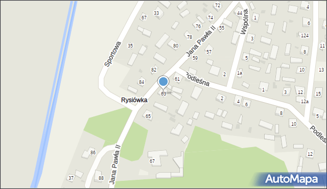 Stale, Jana Pawła II, 63, mapa Stale